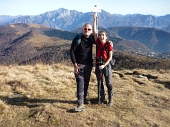 Monte Palanzone dalla Colma di Sormano – Triangolo Lariano il 26 novembre 2011 - FOTOGALLERY